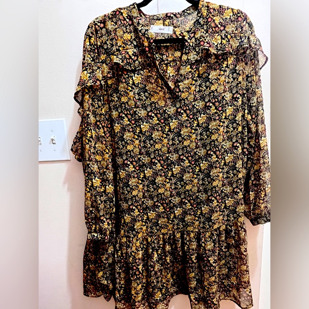 Mango Fall Floral Dress